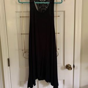 Embroidered racerback dress